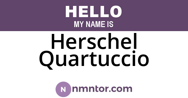 Herschel Quartuccio