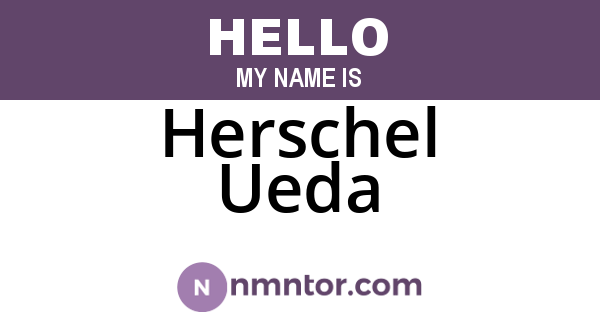Herschel Ueda