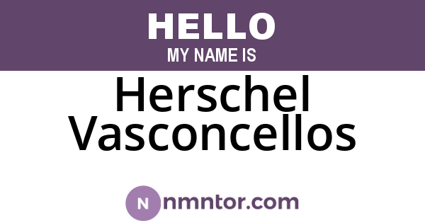 Herschel Vasconcellos