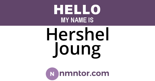 Hershel Joung