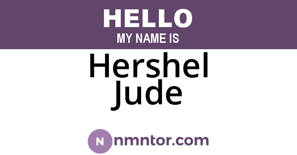 Hershel Jude