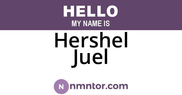 Hershel Juel