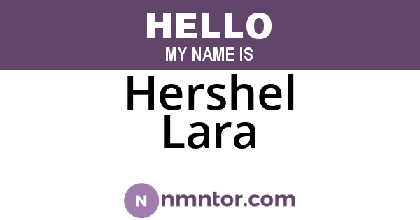 Hershel Lara