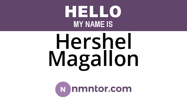 Hershel Magallon