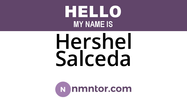 Hershel Salceda