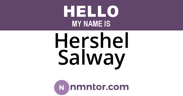 Hershel Salway