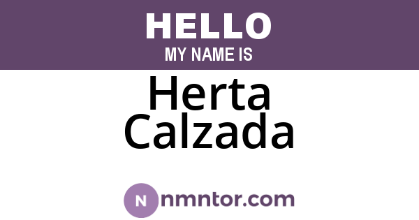 Herta Calzada