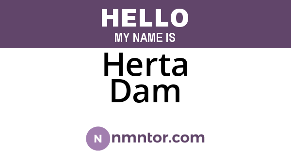 Herta Dam