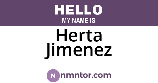 Herta Jimenez