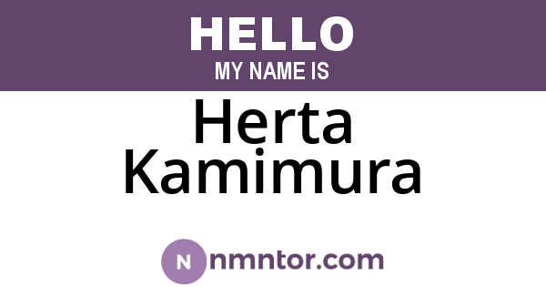 Herta Kamimura