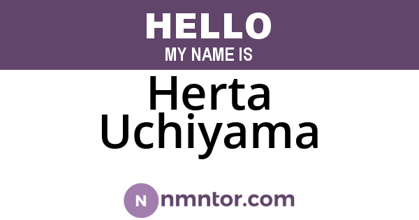 Herta Uchiyama