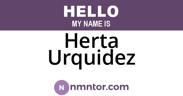 Herta Urquidez