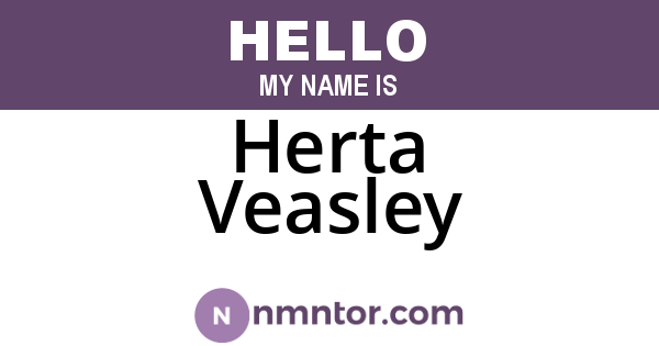 Herta Veasley