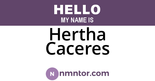 Hertha Caceres