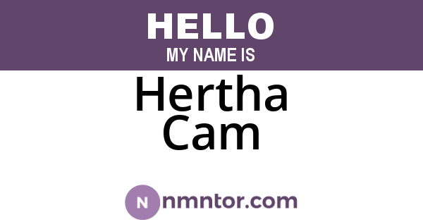 Hertha Cam