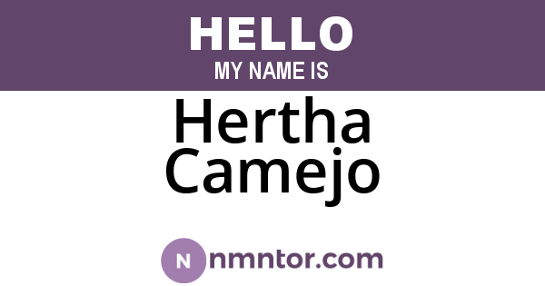Hertha Camejo