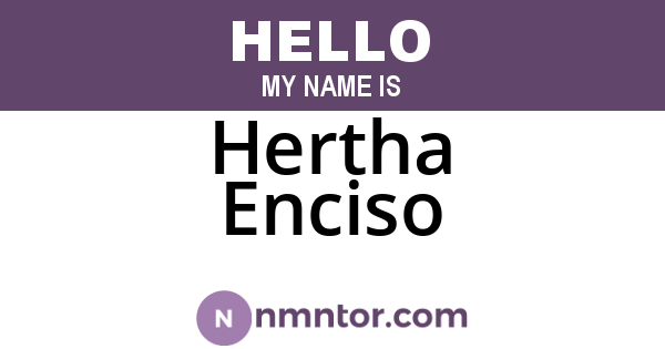 Hertha Enciso