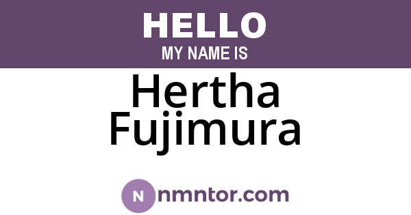Hertha Fujimura