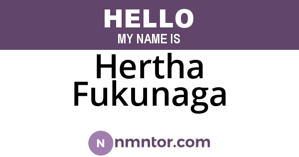 Hertha Fukunaga