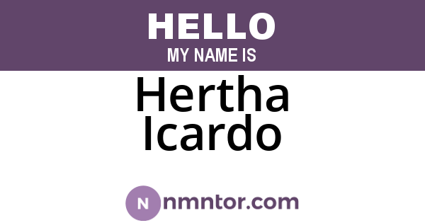Hertha Icardo