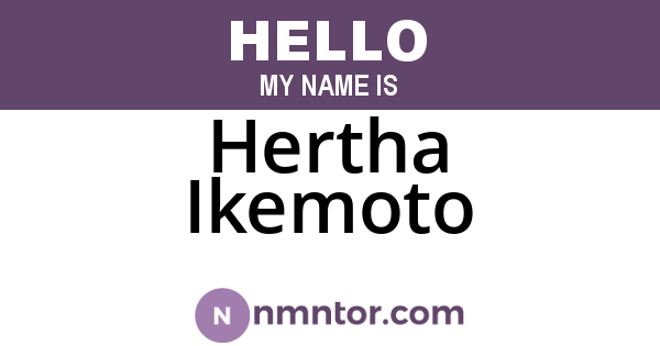 Hertha Ikemoto