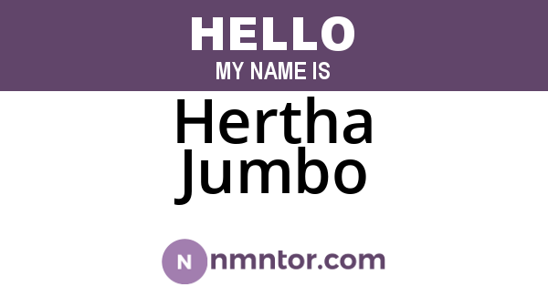 Hertha Jumbo