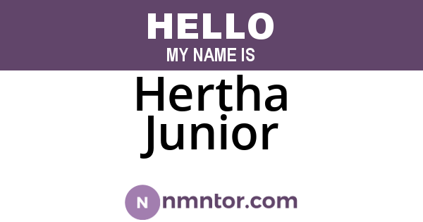 Hertha Junior