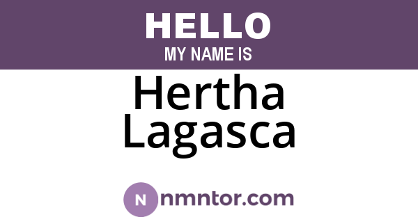 Hertha Lagasca