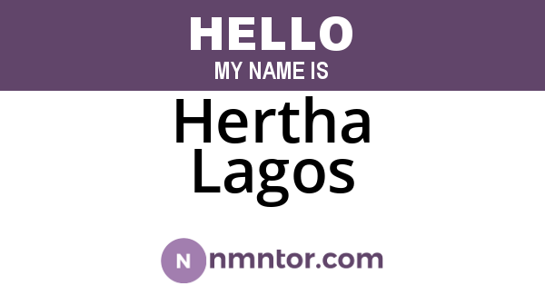 Hertha Lagos
