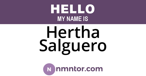 Hertha Salguero