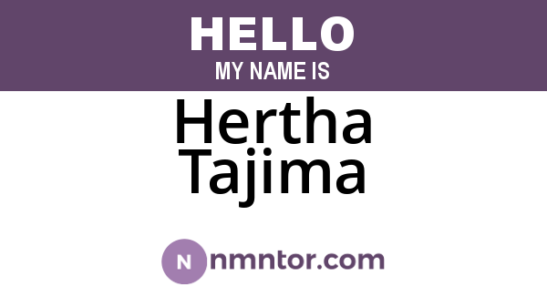 Hertha Tajima