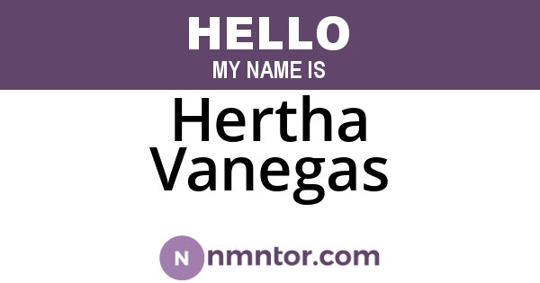 Hertha Vanegas