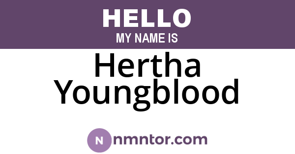 Hertha Youngblood