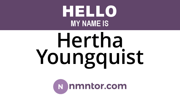 Hertha Youngquist
