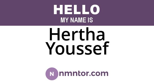 Hertha Youssef
