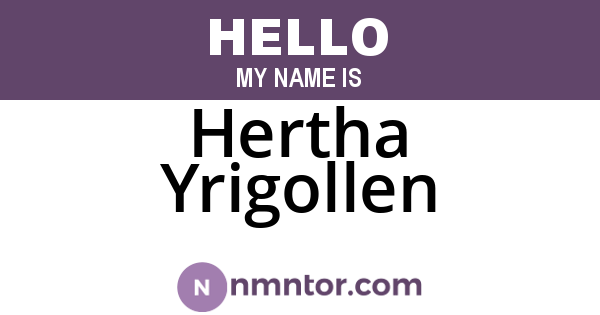 Hertha Yrigollen