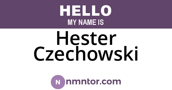 Hester Czechowski