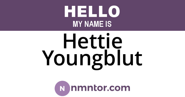 Hettie Youngblut