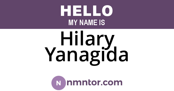 Hilary Yanagida