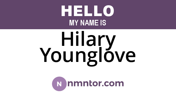 Hilary Younglove