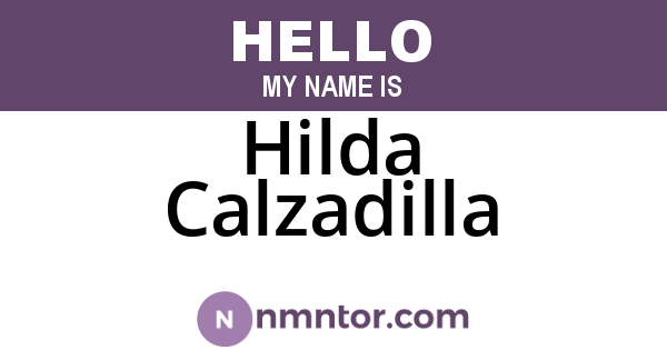 Hilda Calzadilla