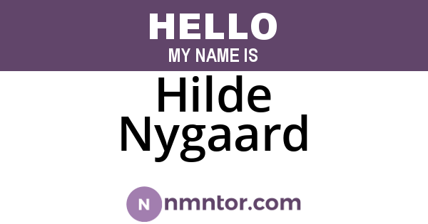 Hilde Nygaard