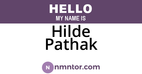 Hilde Pathak