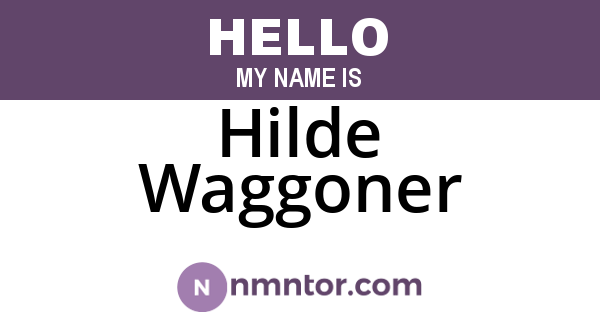 Hilde Waggoner