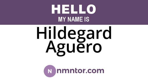Hildegard Aguero
