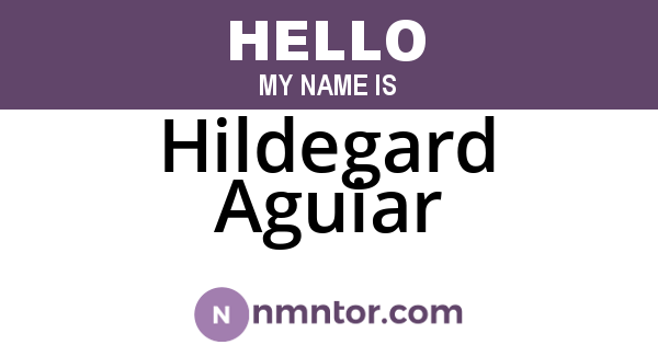 Hildegard Aguiar
