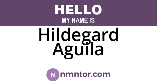 Hildegard Aguila