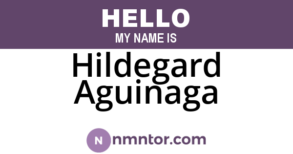 Hildegard Aguinaga