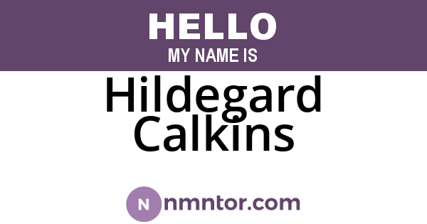 Hildegard Calkins