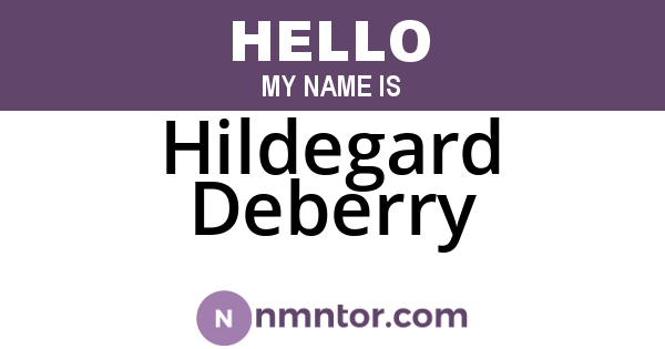 Hildegard Deberry